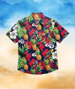 Gonzaga Bulldogs Floral Hawaiian Shirt