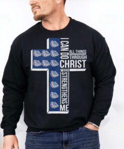 Gonzaga Bulldogs I Can Do All Things Through Christ Who T Shirt