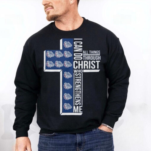 Gonzaga Bulldogs I Can Do All Things Through Christ Who T Shirt
