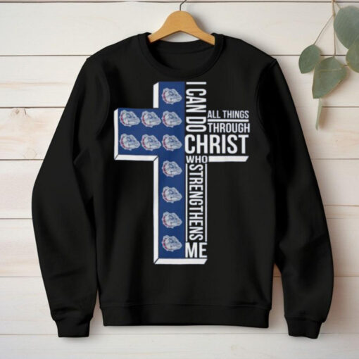 Gonzaga Bulldogs I Can Do All Things Through Christ Who T Shirt