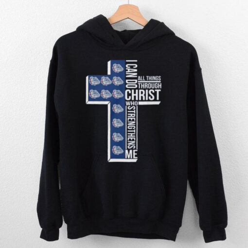 Gonzaga Bulldogs I Can Do All Things Through Christ Who T Shirt