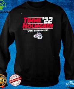 Gonzaga Bulldogs Timme ’22 Holmgren Guys Being Dudes logo T shirt