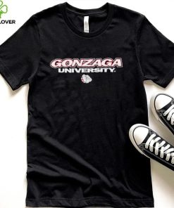 Gonzaga Bulldogs University wordmark logo shirt