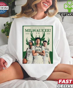 Good Luck This Season Milwaukee Bucks and Wisconsin Herd Two Way Players Poster t shirt 2 Good Luck This Season Milwaukee Bucks and Wisconsin Herd Two Way Players Poster t shirt