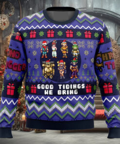 Good Tidings we Bring Chrono Trigger For Christmas Gifts Ugly Christmas Sweater