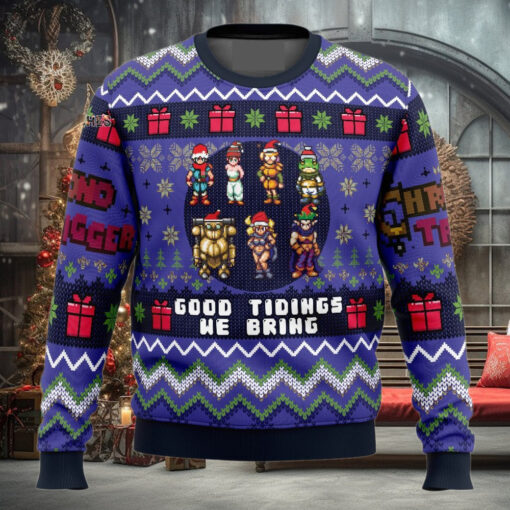 Good Tidings we Bring Chrono Trigger For Christmas Gifts Ugly Christmas Sweater