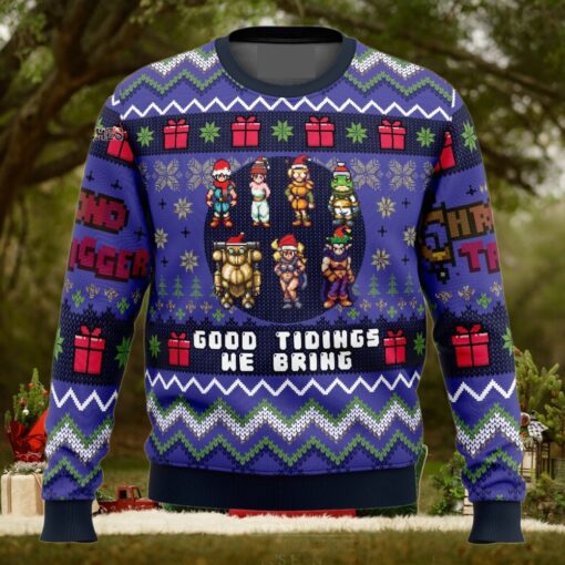 Good Tidings we Bring Chrono Trigger For Christmas Gifts Ugly Christmas Sweater
