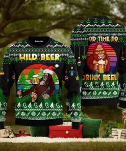 Good Time To Drink Beer Bigfoot Beer Christmas Ugly Christmas Sweater