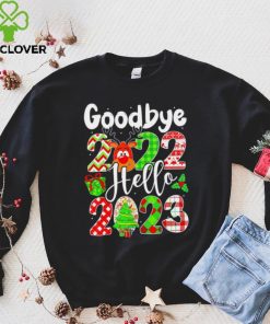 Goodbye 2022 Hello 2023 Happy New Year Christmas hoodie, sweater, longsleeve, shirt v-neck, t-shirt