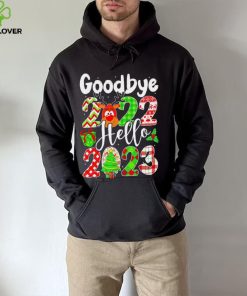 Goodbye 2022 Hello 2023 Happy New Year Christmas hoodie, sweater, longsleeve, shirt v-neck, t-shirt