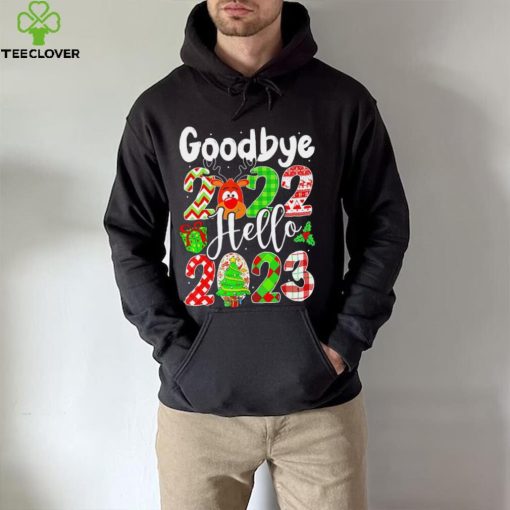 Goodbye 2022 Hello 2023 Happy New Year Christmas hoodie, sweater, longsleeve, shirt v-neck, t-shirt