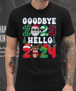 Goodbye 2023 Hello 2024 Merry Christmas Happy New Year 2024 Gift Toddler T Shirt 4 Goodbye 2023 Hello 2024 Merry Christmas Happy New Year 2024 Gift Toddler T Shirt