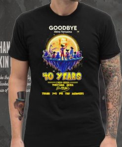 Goodbye Akira Toriyama 40 years 1984 2024 thank you for the memories characters hoodie, sweater, longsleeve, shirt v-neck, t-shirt