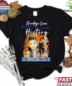 Goodbye Liam Payne you and me got a whole lot of history heart meet break this is not the end hoodie, sweater, longsleeve, shirt v-neck, t-shirt