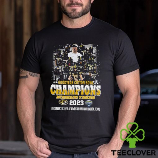 Goodyear Cotton Bowl Champions 2023 Missouri Tigers December 29 2023 At At T Stadium In Arlington Texas T Shirt