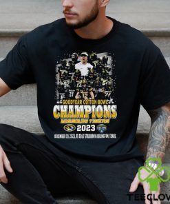 Goodyear Cotton Bowl Champions 2023 Missouri Tigers December 29 2023 At At T Stadium In Arlington Texas T Shirt