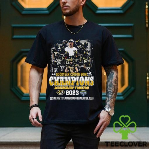 Goodyear Cotton Bowl Champions 2023 Missouri Tigers December 29 2023 At At T Stadium In Arlington Texas T Shirt