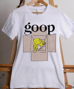 Goop head in box shirt