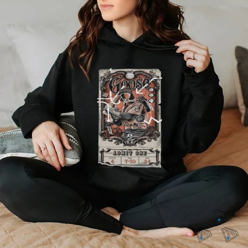 Goose The Band April 7 10, 2024 The Capitol Theatre Port Chester NY Poster shirt