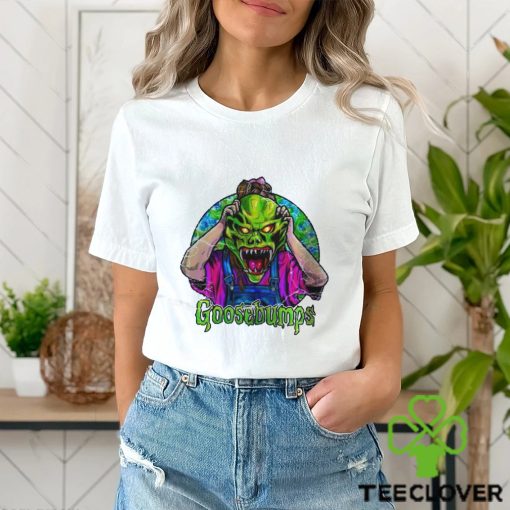 Goosebumps The Haunted Mask Sweathoodie, sweater, longsleeve, shirt v-neck, t-shirt Curly Shirt R L Stine Unisex