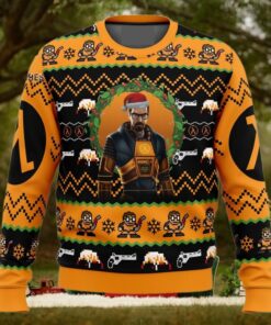 Gordon Freeman HalfLife For Christmas Gifts Christmas Ugly Wool Knitted Sweater