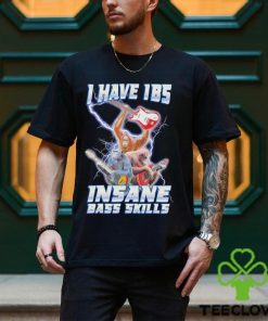 Gorilla Rock N’ Roll I have IBS insane bass skills lightning shirt
