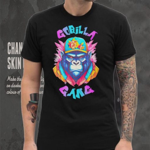 Gorilla gang graphic T shirt