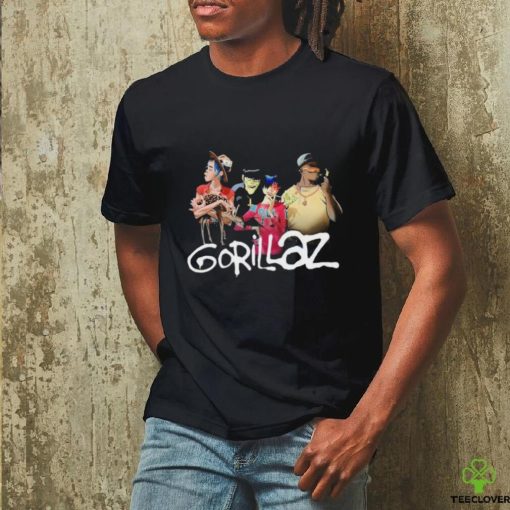 Gorillaz Group With Deer Stonewashed Shirts