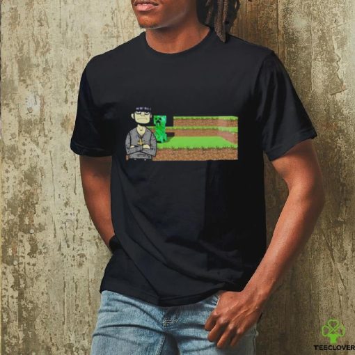 Gorillaz Struggle Tweets Minecraft Creeper Murdoc Niccals Shirt
