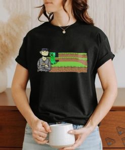 Gorillaz Struggle Tweets Minecraft Creeper Murdoc Niccals Shirt