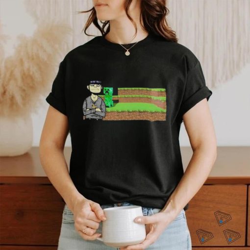 Gorillaz Struggle Tweets Minecraft Creeper Murdoc Niccals Shirt