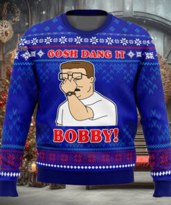 Gosh Dang It Bobby King Of The Hill For Christmas Gifts 3D Printed Ugly Christmas Sweater
