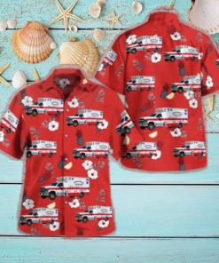 Goshen, Massachusetts, Highland Ambulance EMS 3D Hawaiian Shirt