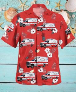 Goshen Massachusetts Highland Ambulance EMS Hawaiian Shirt