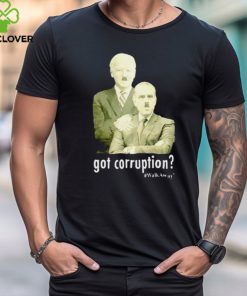 Got Corruption Walkaway Joe And Hunter Biden With Matching Hitler Mustaches hoodie, sweater, longsleeve, shirt v-neck, t-shirt