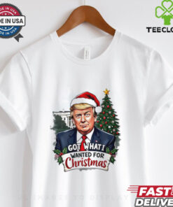 Got what I wanted for Christmas Trump Santa shirt