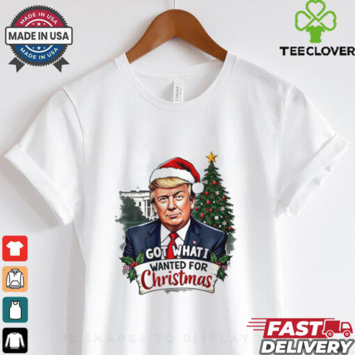 Got what I wanted for Christmas Trump Santa shirt