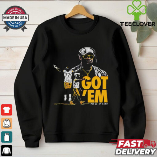 Got ‘Em Pittsburgh Steelers 28 27 Washington Commanders Shirt