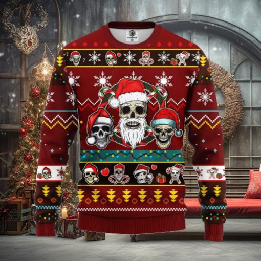 Goth Ugly Christmas Sweater Red Brown Ideas For Men Women