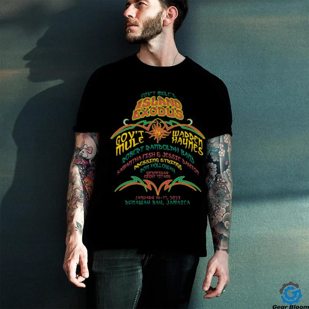 Gov’t Mule Island Exodus Jan 14 17, 2024 Tee Unisex T Shirt Gov’t Mule Island Exodus Jan 14 17, 2024 Tee Unisex T Shirt