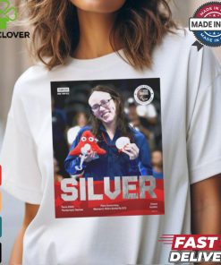 Grace Nuhfer Silver Medal Para Swimming Women’s 100m Butterfly S13 Paralympics Games Paris 2024 t shirt