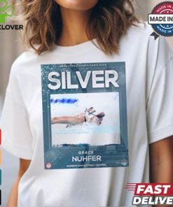 Grace Nuhfer Silver Medal Women’s 100M Butterfly S13 Final Paralympic Games Paris 2024 Poster t shirt