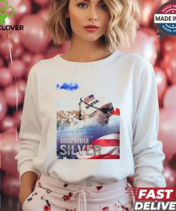 Grace Nuhfer Team USA Silver Medal Women’s 100m Butterfly S13 Paris Paralympics Poster t shirt