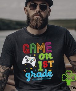 Grade Game On First Video Controller Teacher Kid Student T Shirts