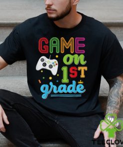 Grade Game On First Video Controller Teacher Kid Student T Shirts