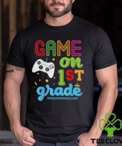 Grade Game On First Video Controller Teacher Kid Student T Shirts