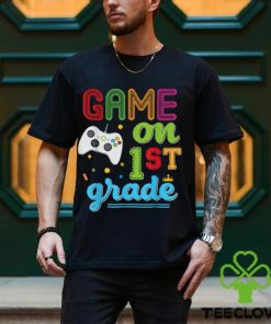 Grade Game On First Video Controller Teacher Kid Student T Shirts