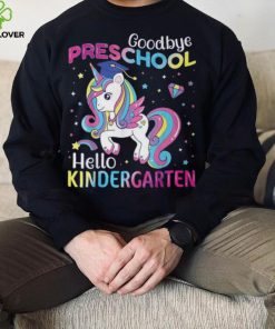 Graduation 2024 Goodbye Preschool Hello Kindergarten Unicorn T Shirt