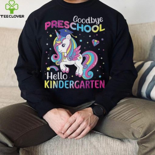 Graduation 2024 Goodbye Preschool Hello Kindergarten Unicorn T Shirt