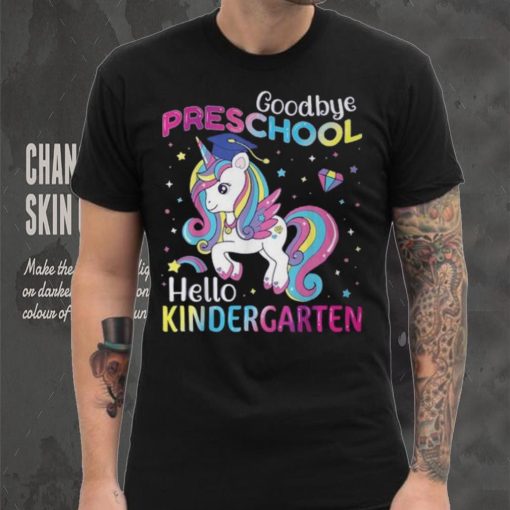 Graduation 2024 Goodbye Preschool Hello Kindergarten Unicorn T Shirt